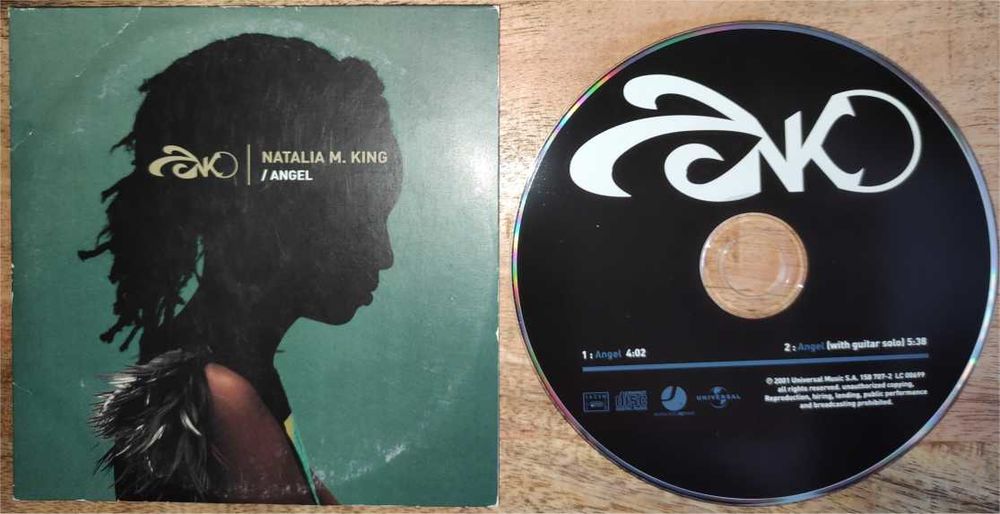 Natalia M. King ? Angel (CD Single 2 titres) CD et vinyles