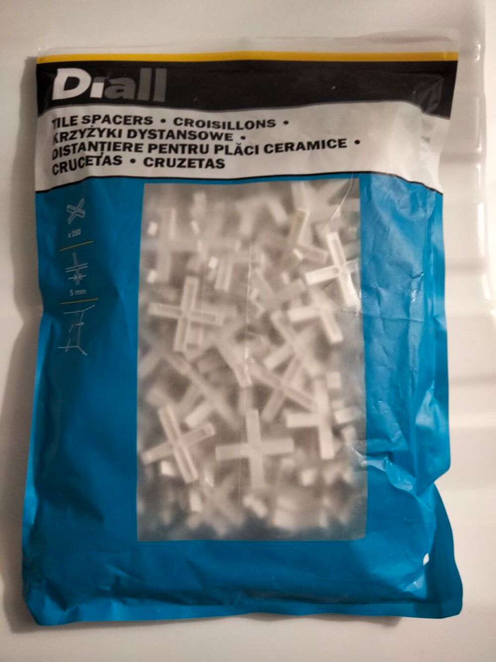 Sachet de 250 croisillons espace 5 mm Bricolage
