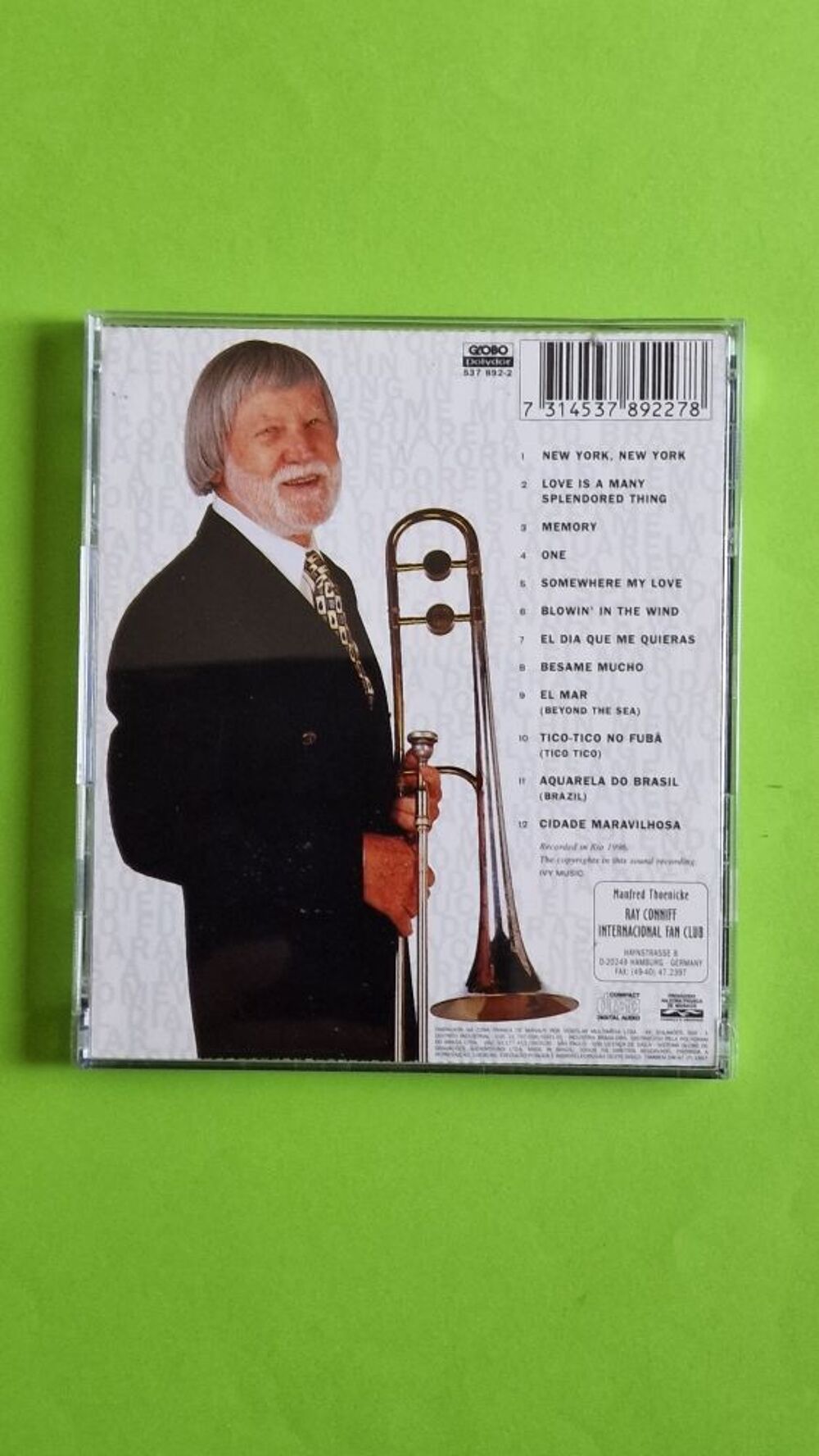 RAY CONNIFF LIVE IN RIO * CD Vélos