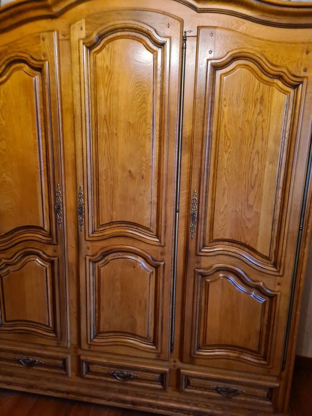 chambre compl&egrave;te ch&ecirc;ne massif Meubles