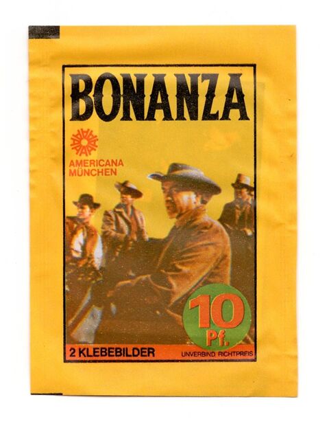 Pochette BONANZA - Americana M�nchen - 1974 - NO PANINI 7 Argenteuil (95)