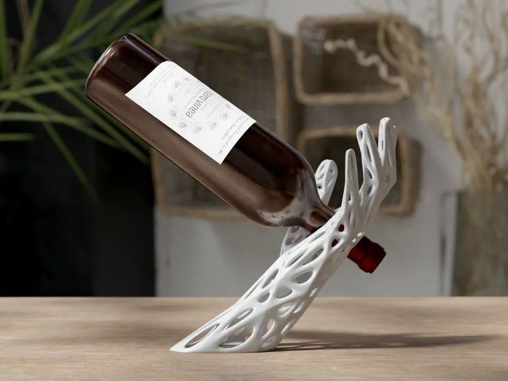 Porte bouteille de vin a couleur differente Décoration