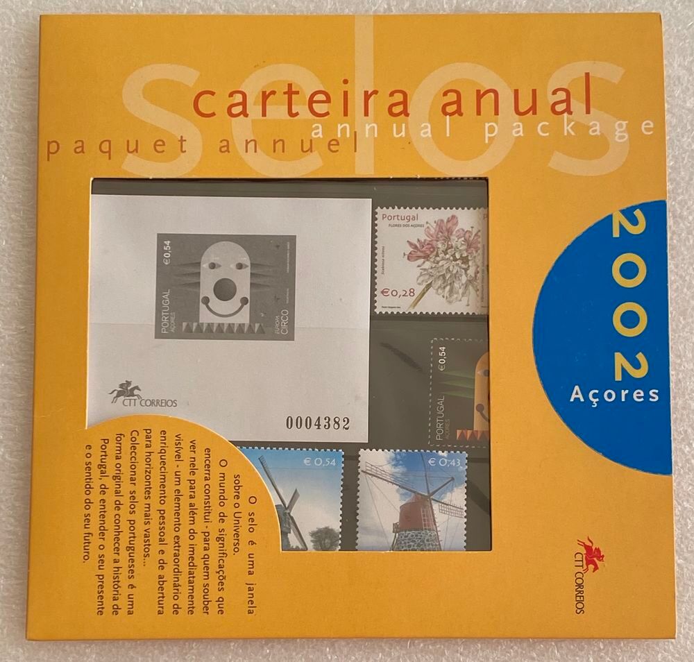 A&ccedil;ores 2002 Timbres Neufs Ann&eacute;e Compl&egrave;te , PORTUGAL 