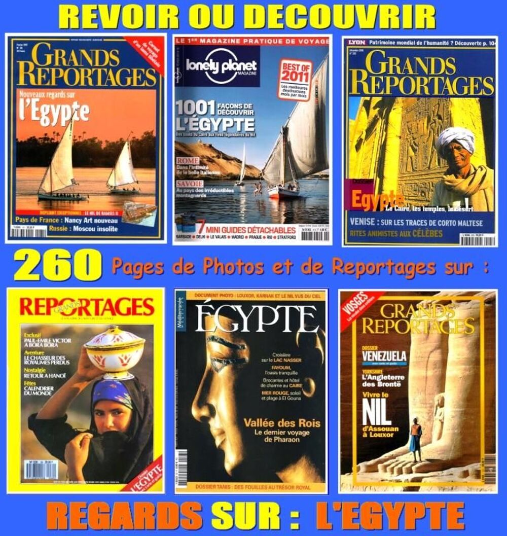 EGYPTE - pyramides - LE CAIRE / prixportcompris Livres et BD
