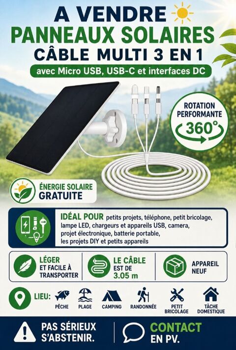 Panneau solaire 3 en 1 25 Petit-Canal (97)