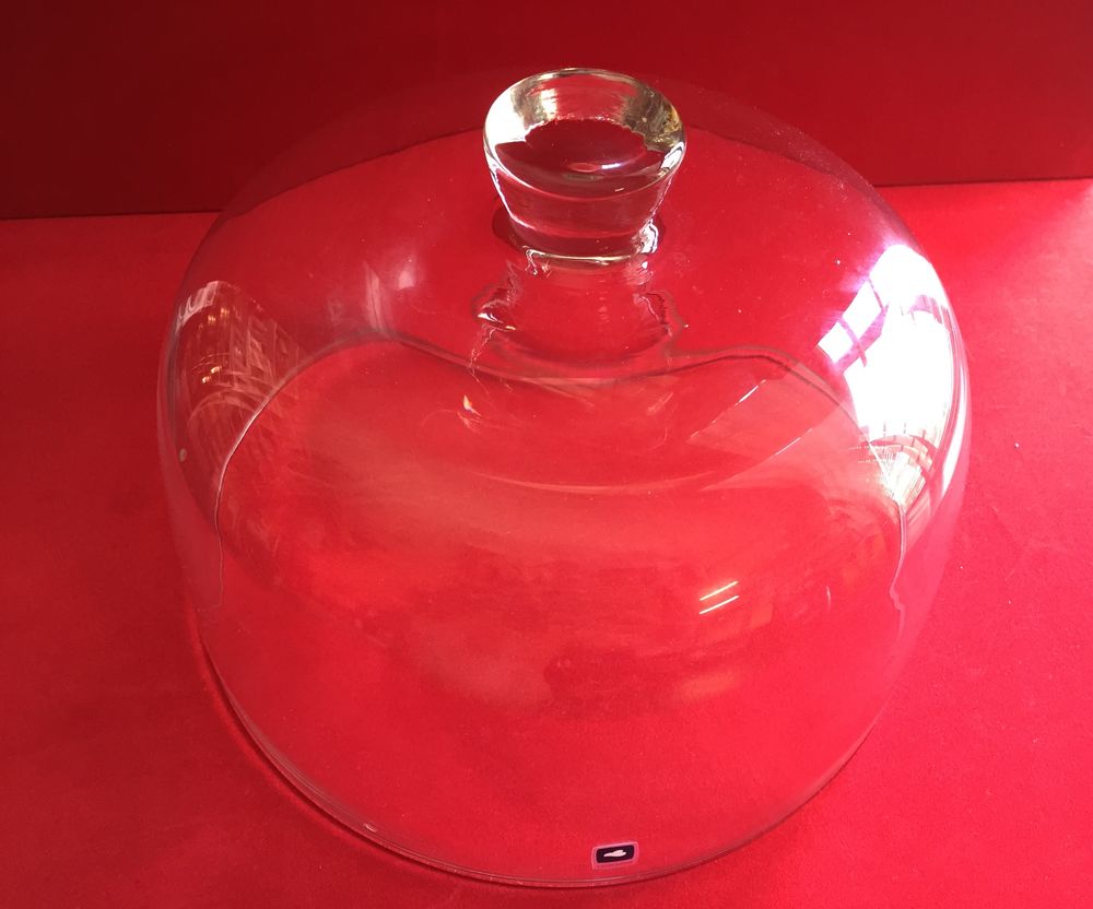  CLOCHE EN VERRE SOUFFL&Eacute; CRISTAL FAIT MAIN NEUF ART D&eacute;co Décoration