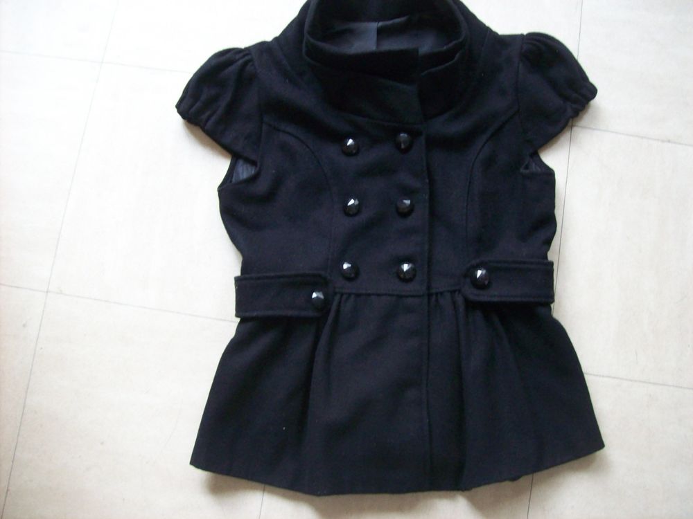 ROBE et veste noires, jupe jean fonc&eacute; - S - zoe Vêtements