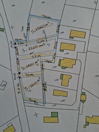  Terrain � vendre 1100 m�