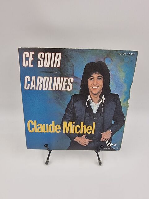 Vinyle 45 tours Claude Michel : Ce Soir / Carolines  2 Vulbens (74)