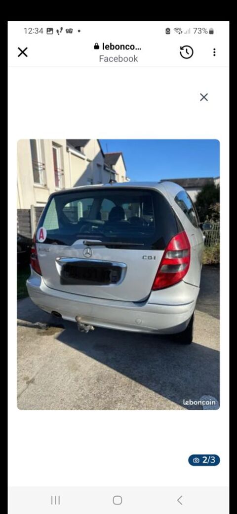 Mercedes Classe A 180 CDI Avantgarde Autotronic CVT 2007 occasion Challans 85300