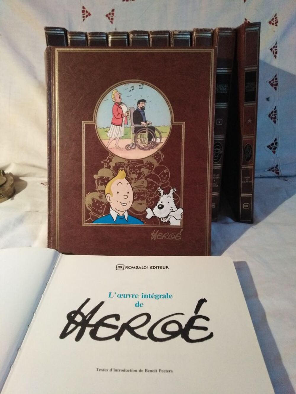 Int&eacute;grale d'Herg&eacute; &eacute;ditions Rombaldi, 12 volumes. Livres et BD