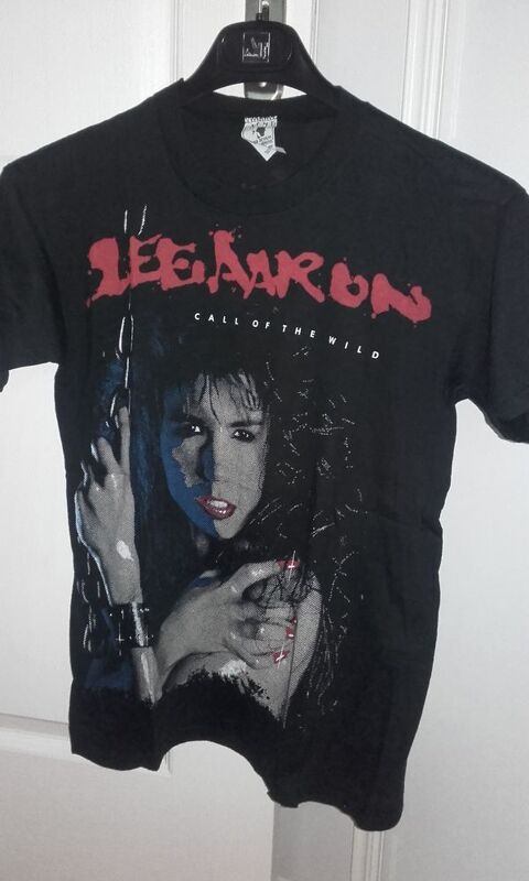 T-Shirt : Lee Aaron - Call of the Wild Tour - Europe 1985 - 250 Angers (49)
