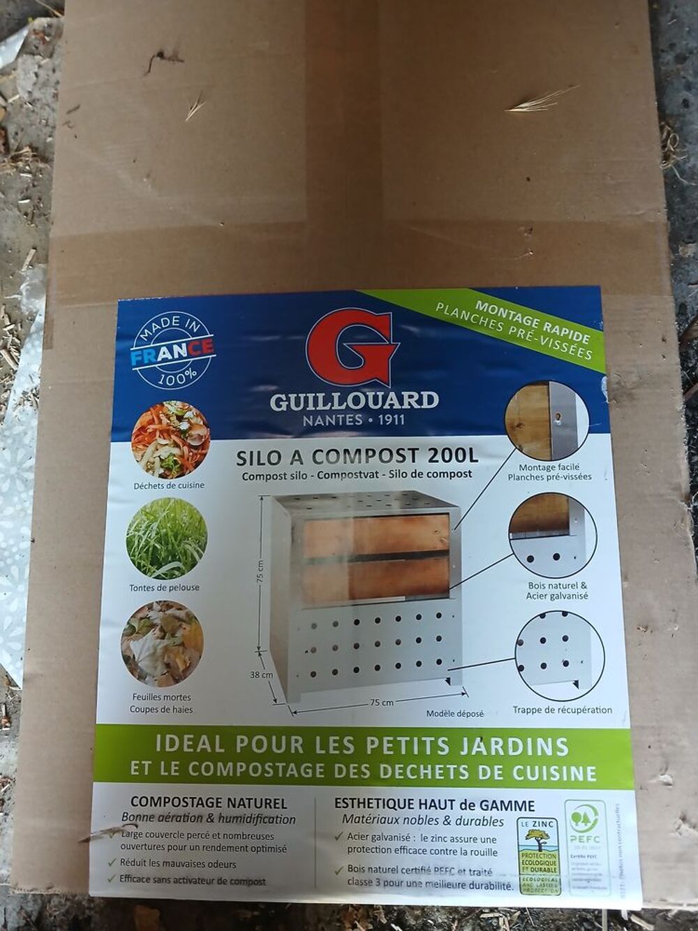 composteur 200l neuf Jardin