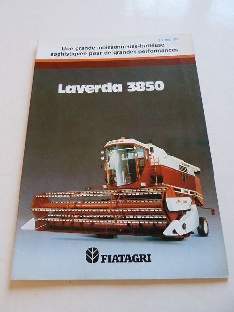 Prospectus moissonneuse batteuse LAVERDA 3850 1 Marcilly-le-Hayer (10)