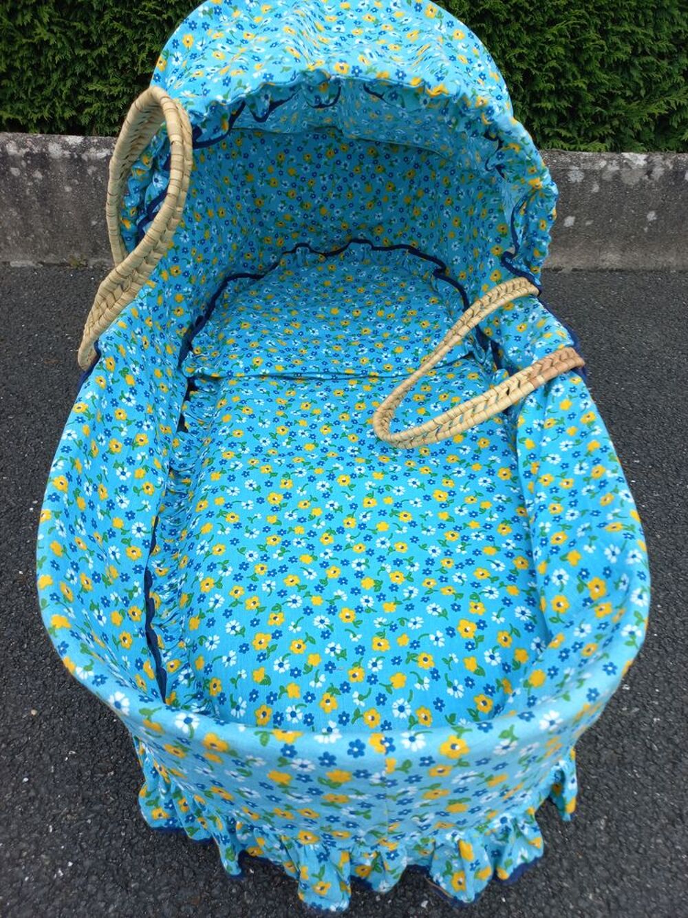 Couffin en osier Pu�riculture