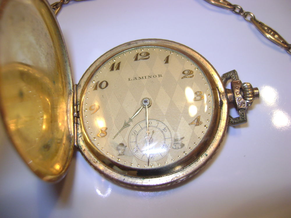 Montre &agrave; gousset et sa chaine Bijoux et montres