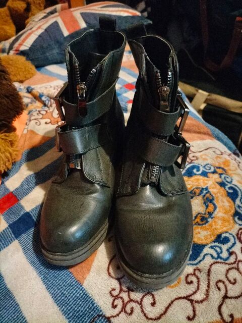 Boots zippe pointure 36 trs bon tat 8 Cachan (94)