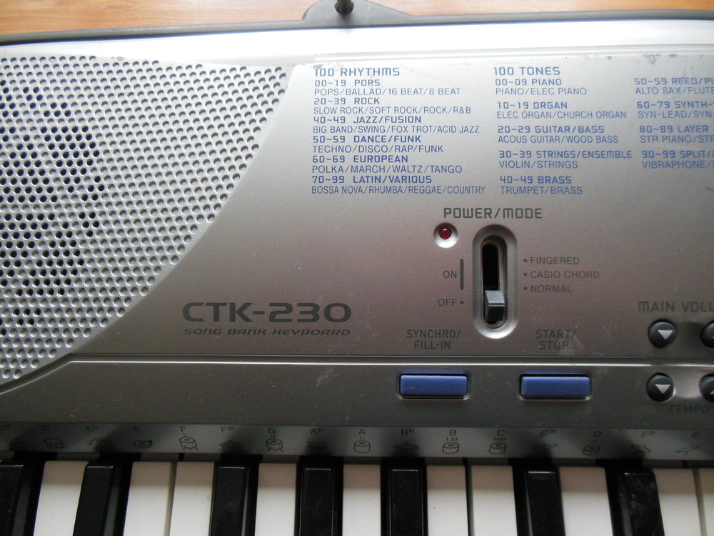 Orgue &eacute;lectronique Casio CTK 230 Instruments de musique