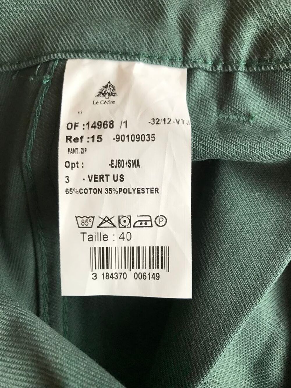 pantalon de travail multipoches LE CEDRE Bricolage