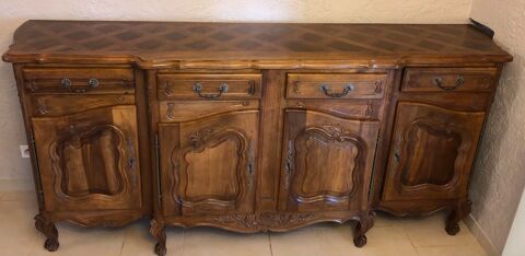 buffet en noyer massif 200 Marseille 9 (13)