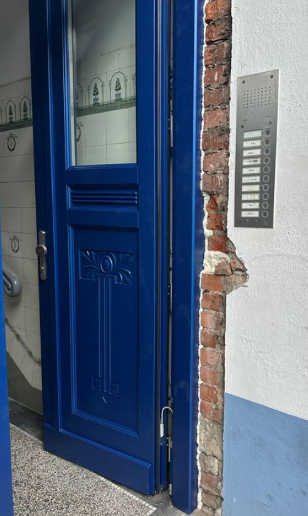  Porte d'entr&eacute;e en ch&ecirc;ne massif immeuble haussmannien Bricolage