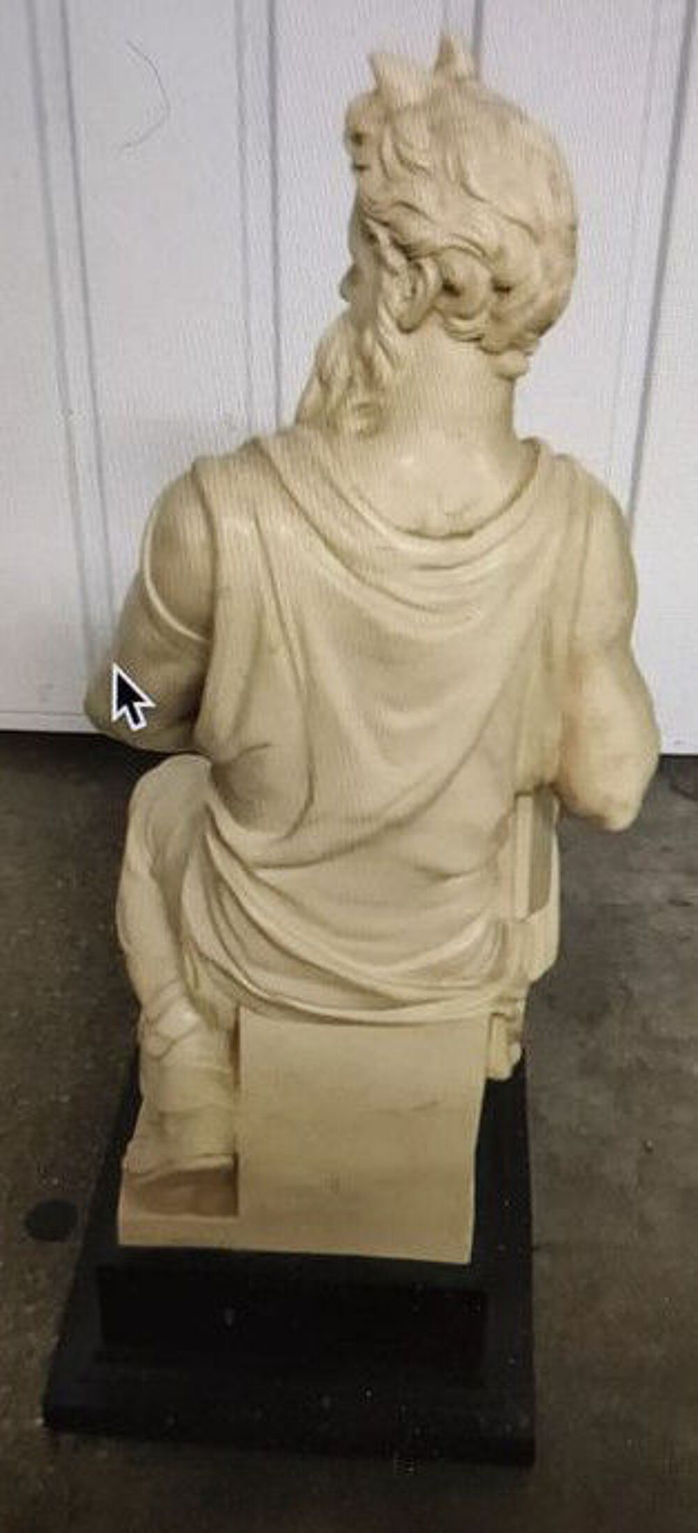 Statue Mo&iuml;se reproduction en r&eacute;sine Décoration