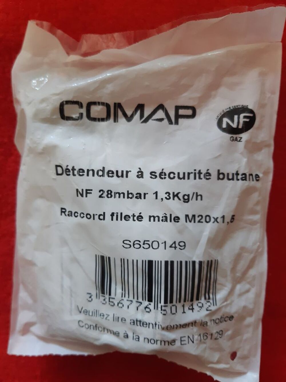 D&eacute;tendeur butane 28 mbar 1.3kg ? COMAP Bricolage