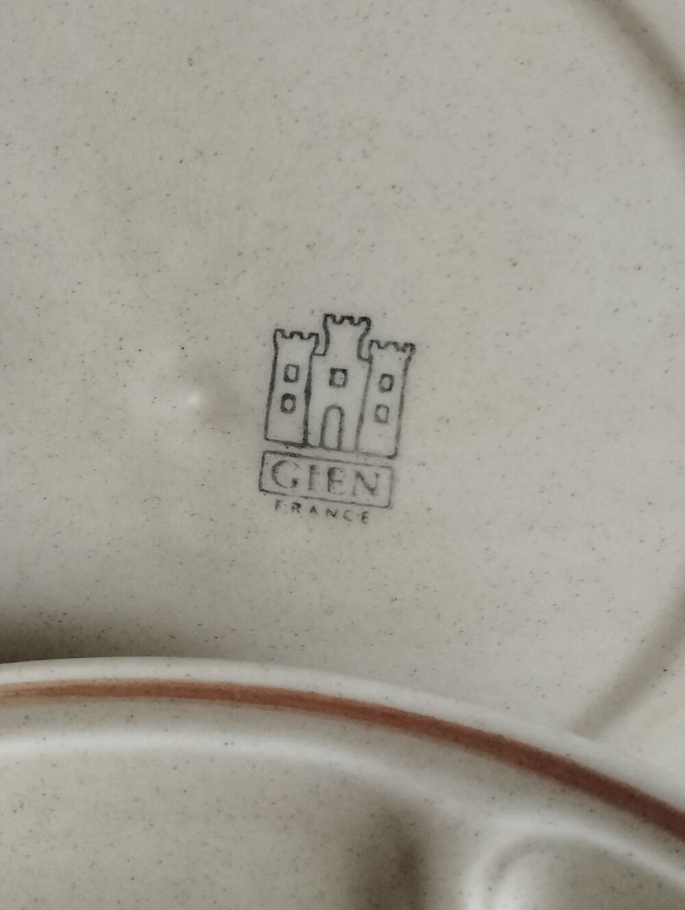 Assiettes compartiment&eacute;es printani&egrave;res Gien Décoration