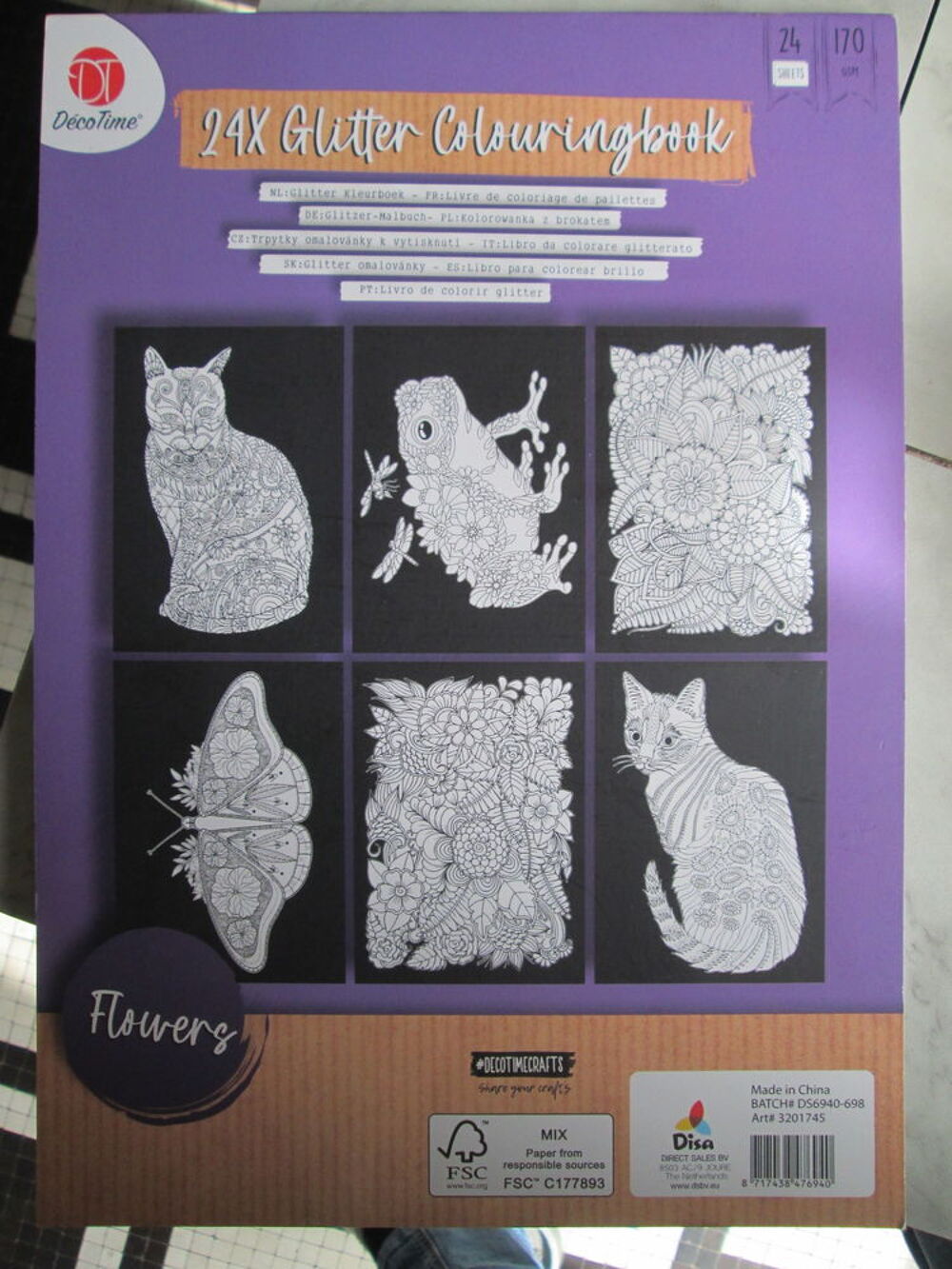 Livre coloriages de paillettes Neuf Jeux / jouets