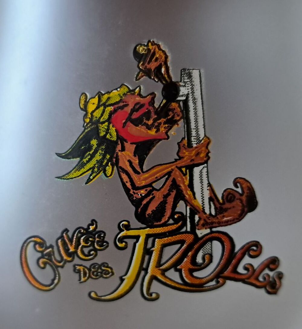 verre &agrave; bi&egrave;re opacifi&eacute; 
la cuv&eacute;e des trolls 
25 cl
