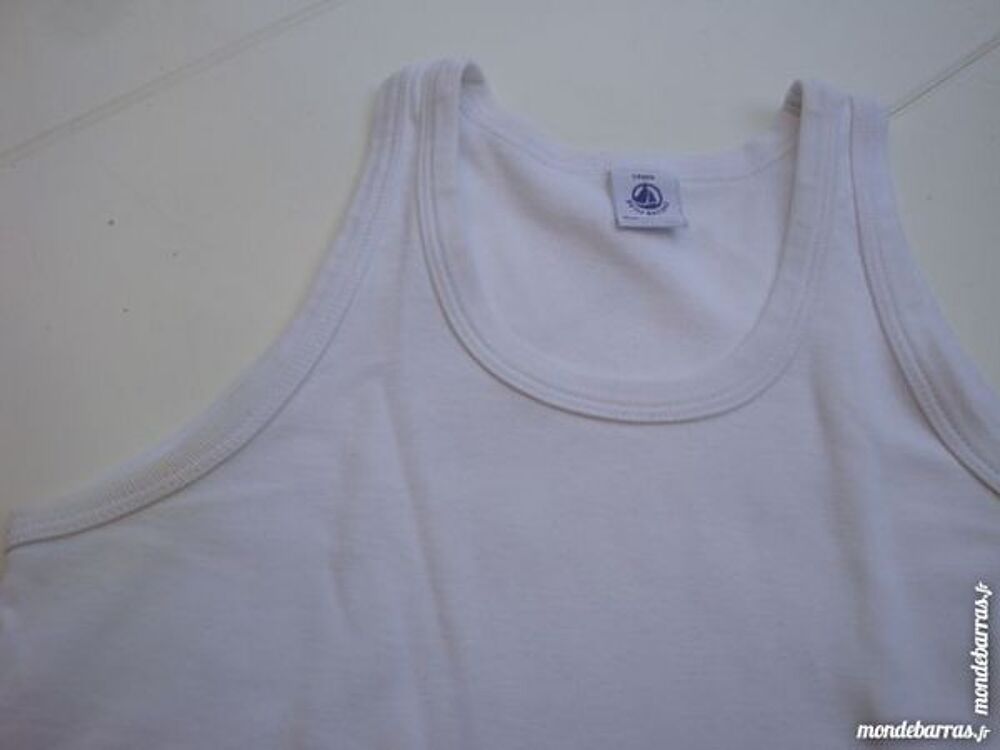 Haut blanc style marcel marque PETIT BATEAU Vêtements