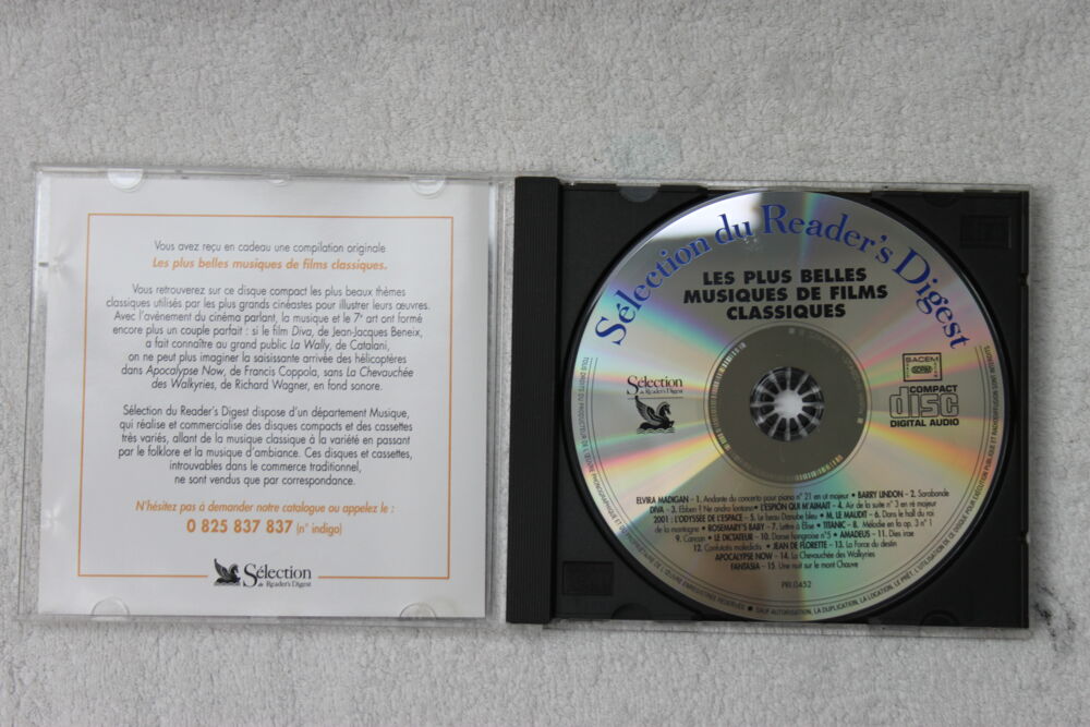 CD Les Plus belles musiques de films classiques CD et vinyles