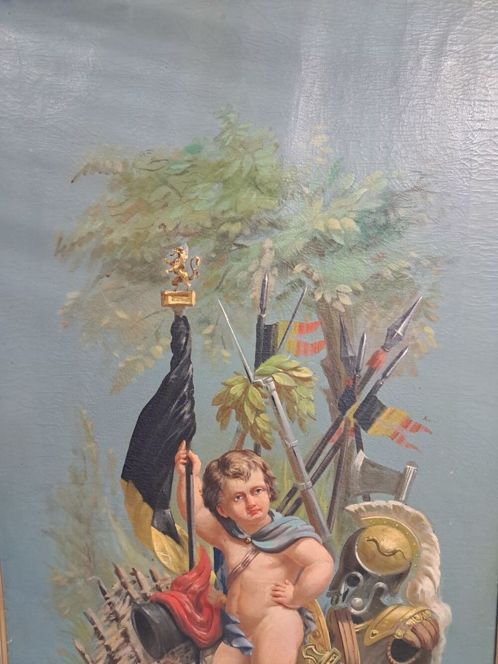 Tableau ancien XIX&egrave;me Dcoration