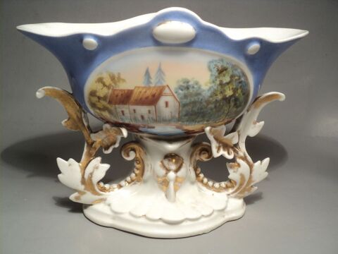 Ancien Grand Vase de Mari�e Porcelaine de Paris 75 Loches (37)