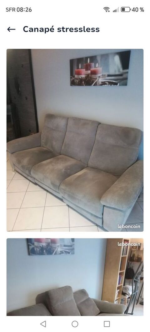 Canap� stressless 50 Noisy-le-Grand (93)