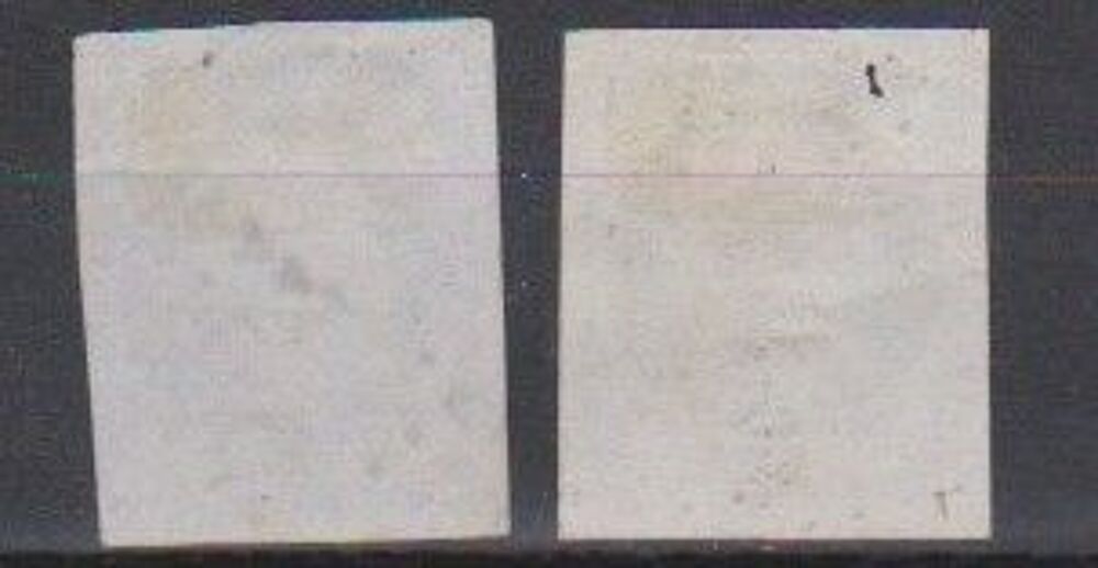 Rare Timbres Napol&eacute;on N&deg; 14 - 2 Teintes dont bleu noir 