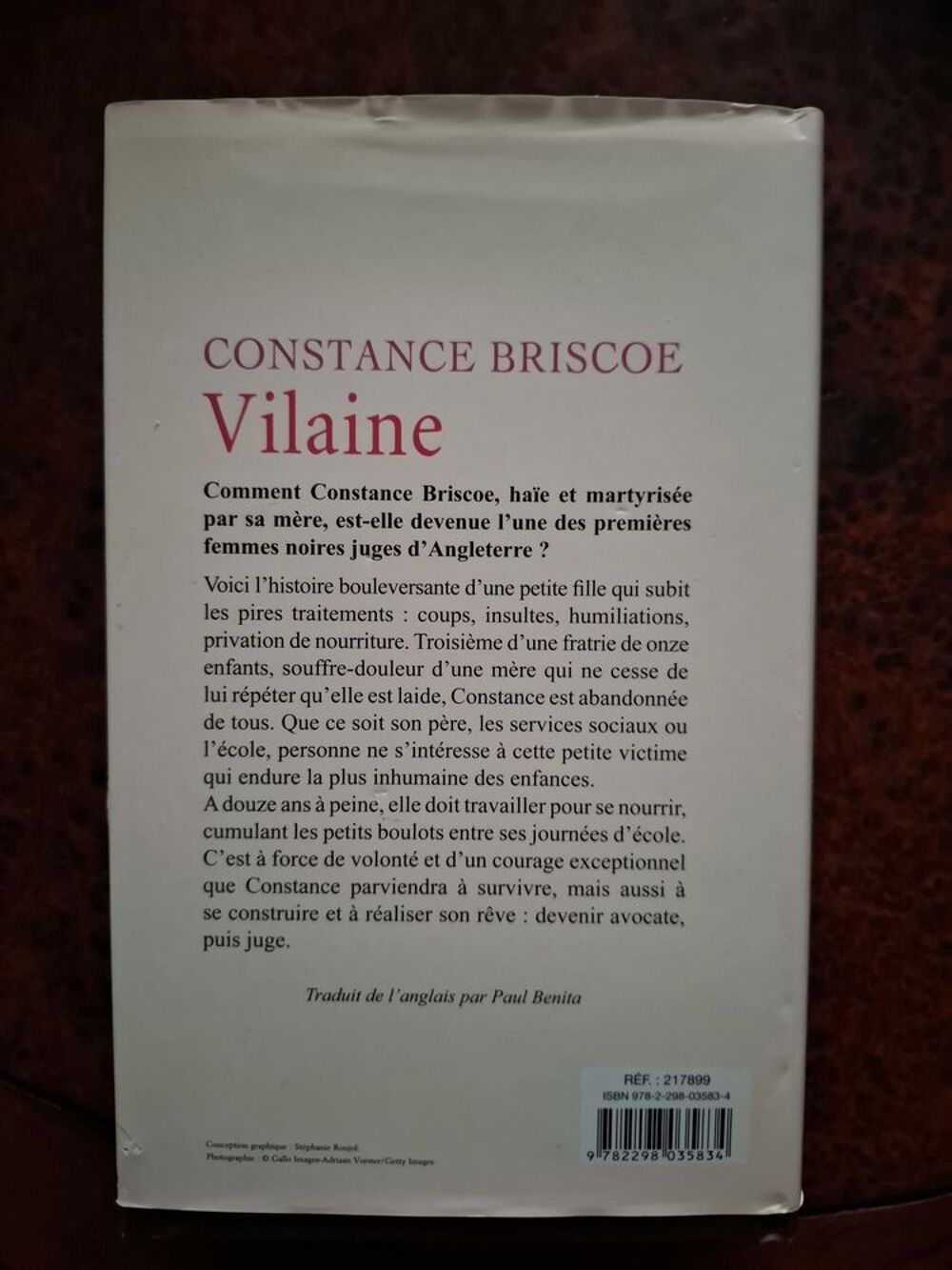 Vilaine L'histoire vraie d'une enfant ha&iuml;e par sa m&egrave;re 2010 Livres et BD