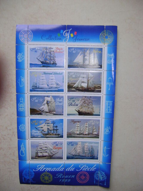 1 planche de timbres-poste 3 Saint-André (66)