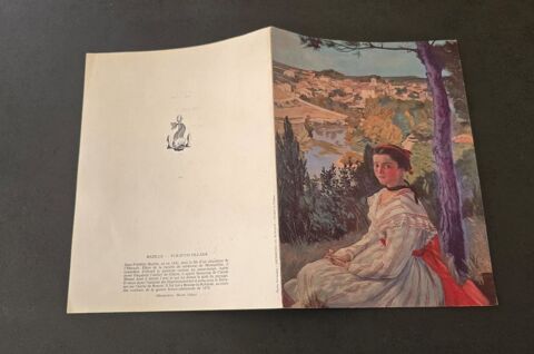 MENU PAQUEBOT  G�N�RAL LECLERC  1962, TABLEAU de BAZILLE 8 Buxerolles (86)