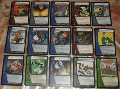 LOT DE 15 CARTES MARVEL, VS SYSTEM, DC COMICS ORIGINES EN FR 15 Montreuil (93)
