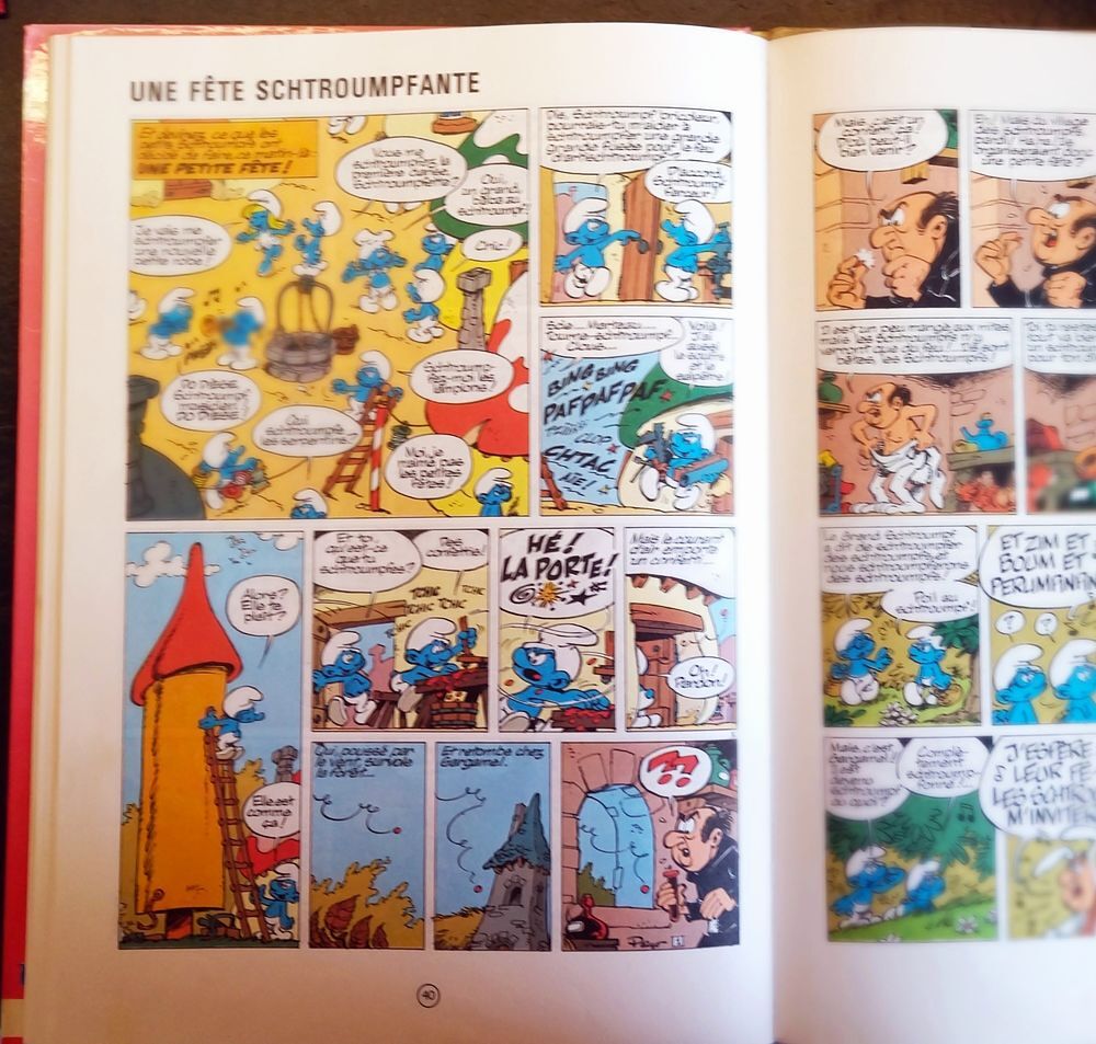 BD Schtroumpf, 4 aventures Livres et BD