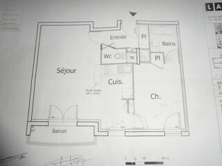  Appartement  louer 2 pices 49 m