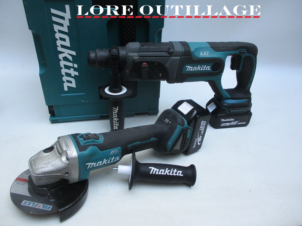 MAKITA DHR243 + DGA504 Bricolage