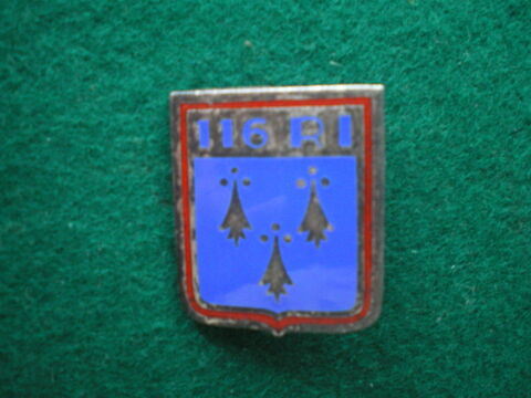 Insigne d'infanterie - 116° Régiment d'Infanterie. 110 Caen (14)