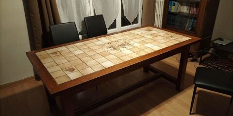 Table salon bois carrelage 20 Fontaine (38)