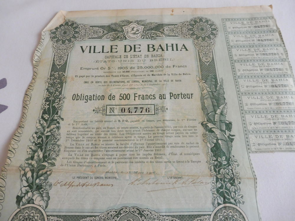 EMPRUNTS RUSSES et divers 