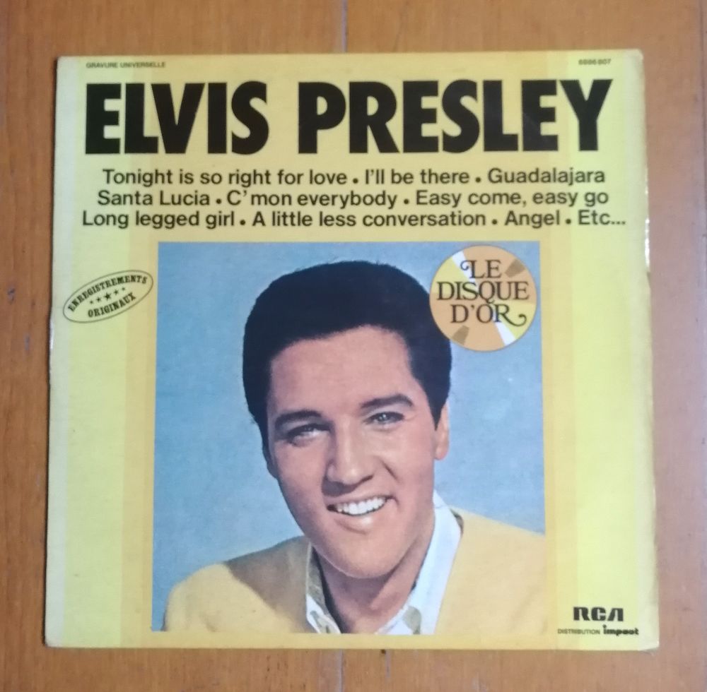 LP Elvis PRESLEY : Le disque d'Or - RCA 6886 807 - France CD et vinyles