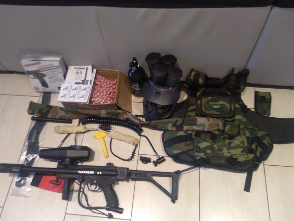 Paintball Lanceur A5 plus accessoires Sports