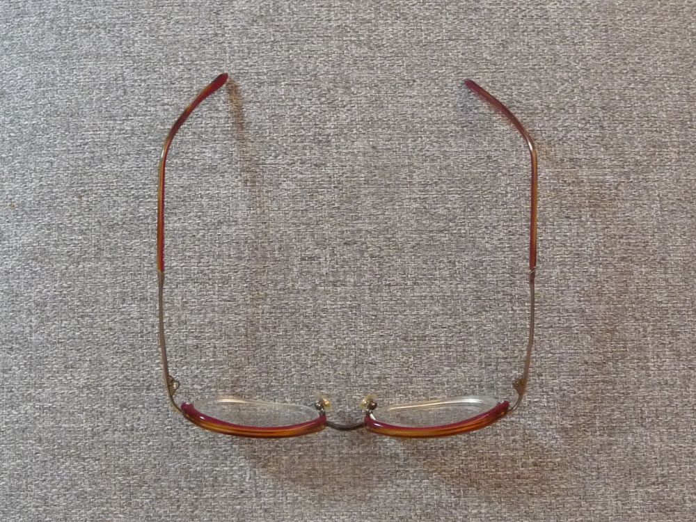 Monture/ Lunette de Vue Combin&eacute; M&eacute;tal Plastique Marron-Bada Bijoux et montres