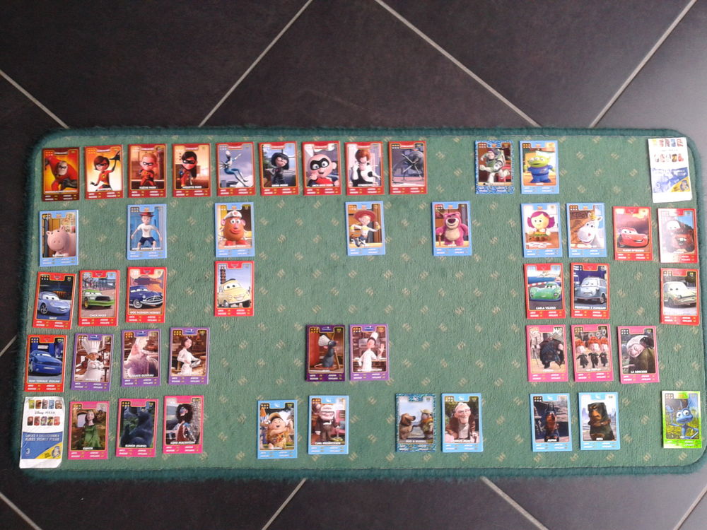 Cartes Auchan Disney Pixar H&eacute;ros Disney Pixar 